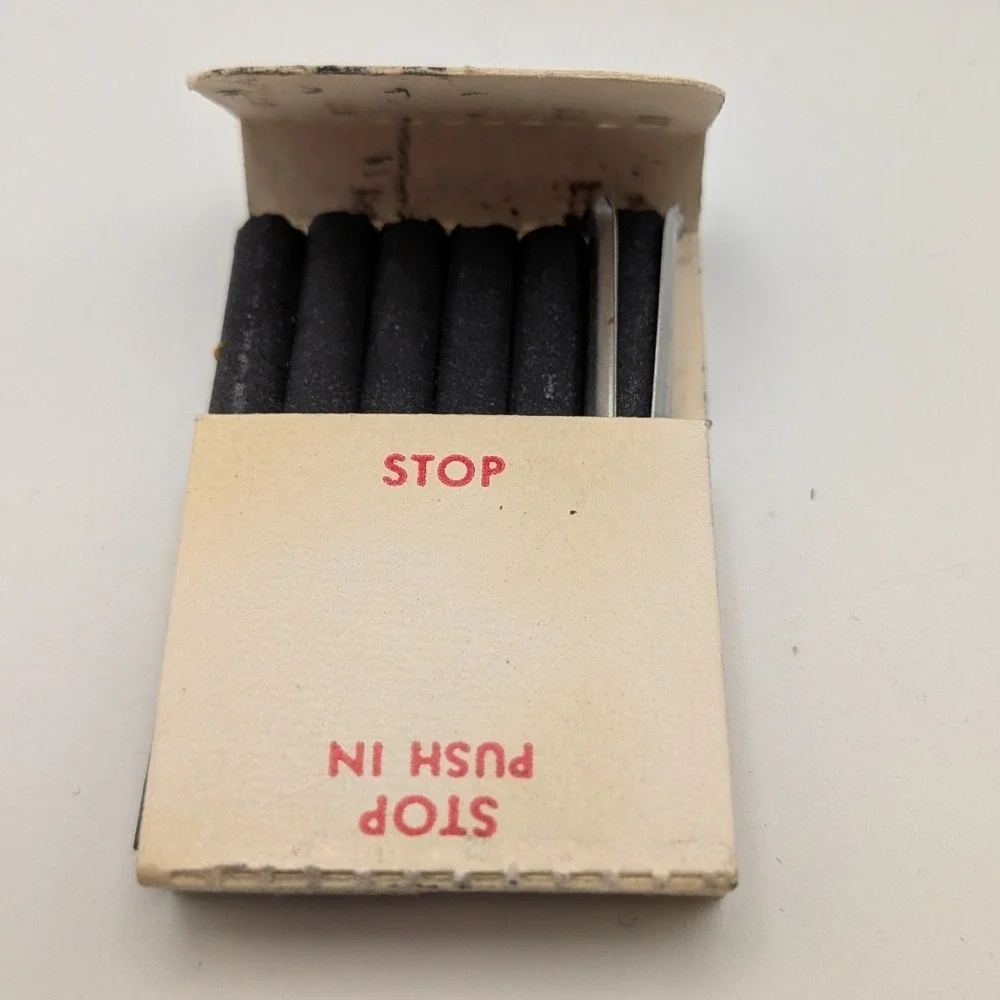 Vintage Listo Marking Leads No 162 Black Refills for 1620 Pencil 35 Count USA